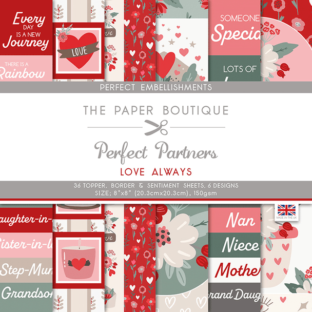 Perfect Embellishments - Love Always | The Paper Boutique Perfect Partners