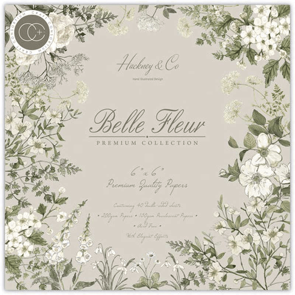 Craft Consortium | Belle Fleur | Premium Paper Pad | Hackney & Co | 6" x 6" - Main Image