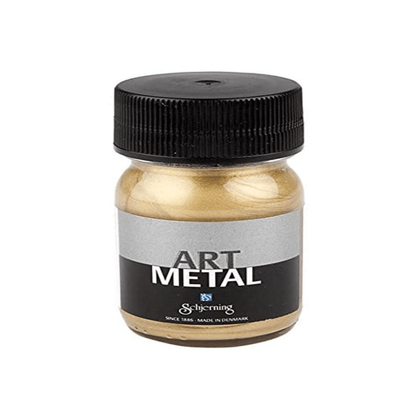 Art Metal Paint 30 ml | Variety of Shades | Scherning | Light Gold