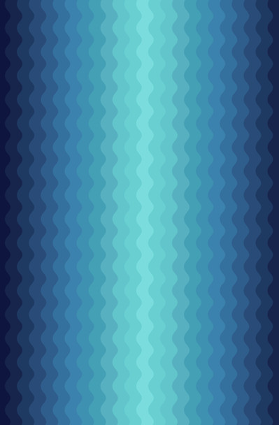 Moontide | Lewis and Irene | A619.1, Bright Blues Wave Ombre (Digital) | 30cm Strips