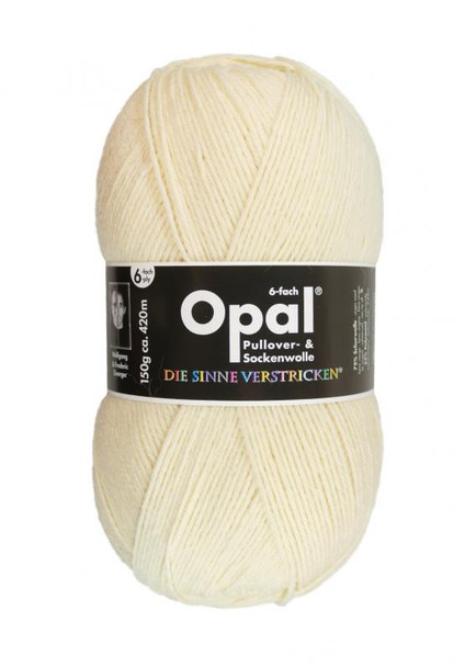  Opal Uni 6 Ply Solid Colours Knitting Yarn | 150g Balls | Various Shades - 5300 Natural