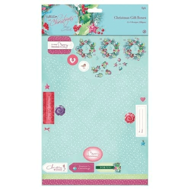 Christmas Gift Boxes | 6pk | docrafts Papermania at Christmas by Lucy Cromwell
