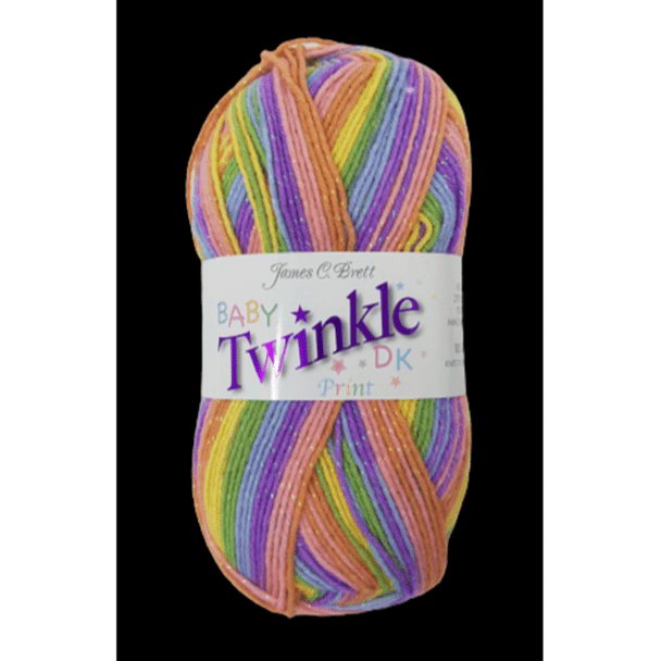 Baby Twinkle Print DK Yarn - 100g Balls | James C Brett | Variety of Shades - Main Image