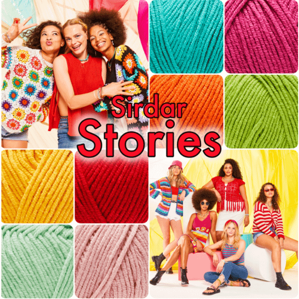 Sirdar Stories Cotton Rich Yarn | 50g Balls | An amazing Range of Colours - Main