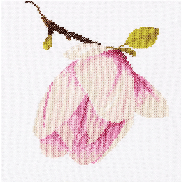 Magnolia Bud | Home & Garden Cross Stitch Collection | Lanarte