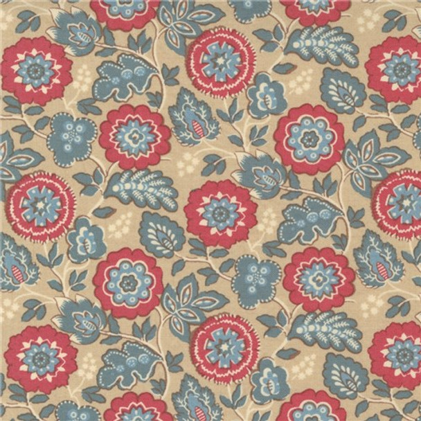 La Vie Boheme | French General | Moda Fabrics | 13903-14 | Florals Oyster 