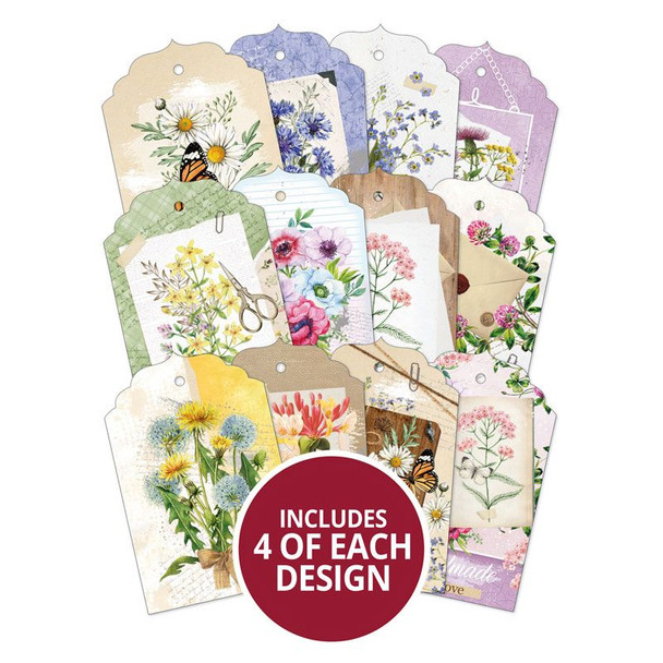 Tag Pad | Forever Florals, Wildflowers | Hunkydory