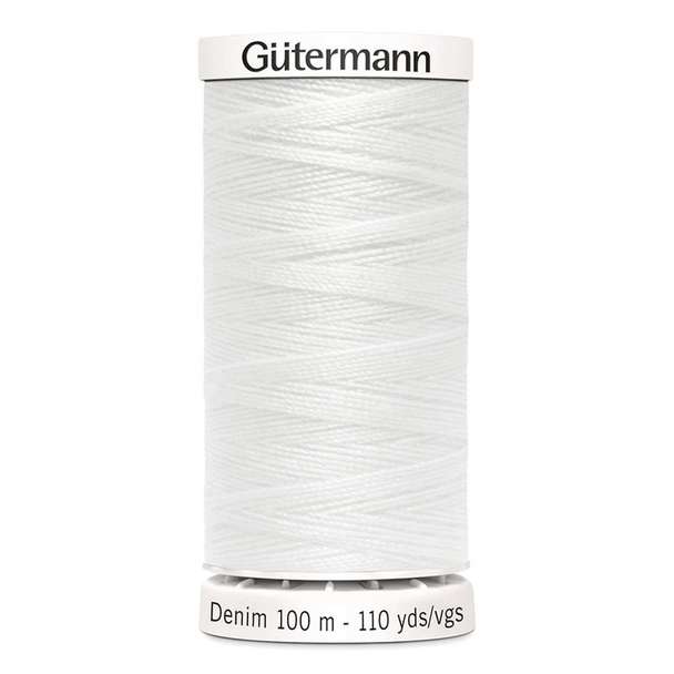 Gutermann Demin Thread | 100m | White