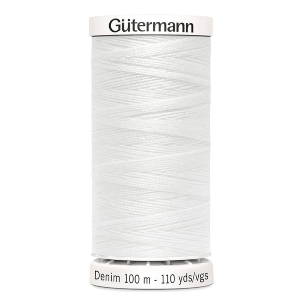 Gutermann Demin Thread | 100m | White
