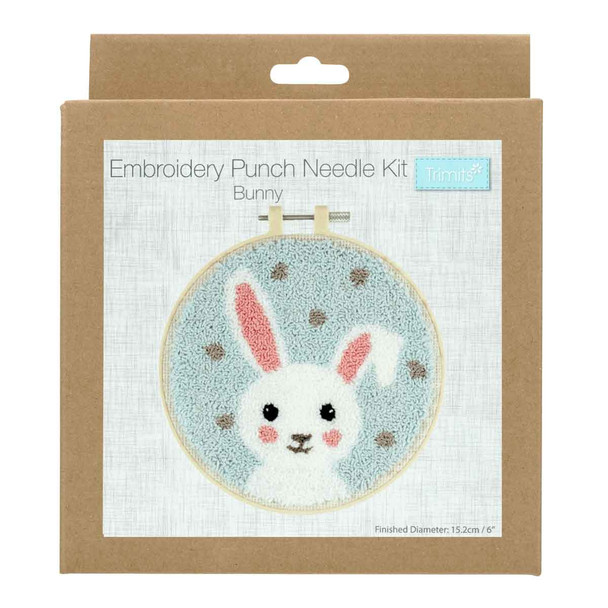 Bunny Embroidery Punch Needle Kit | Trimits