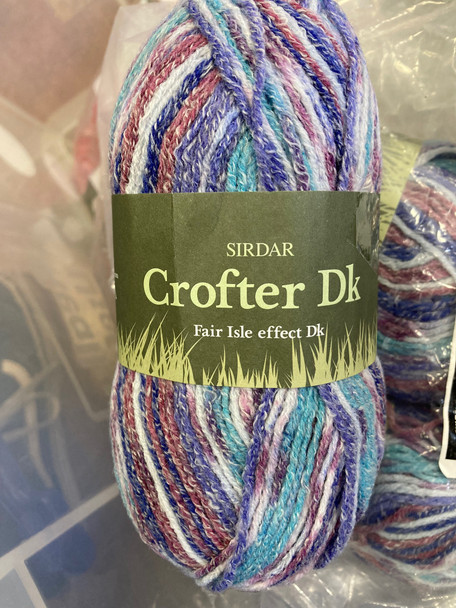 Sirdar Crofter DK Multicoloured Yarn | Joblot 3 x 50g balls | Shade 069 Mactavish Lot 500457