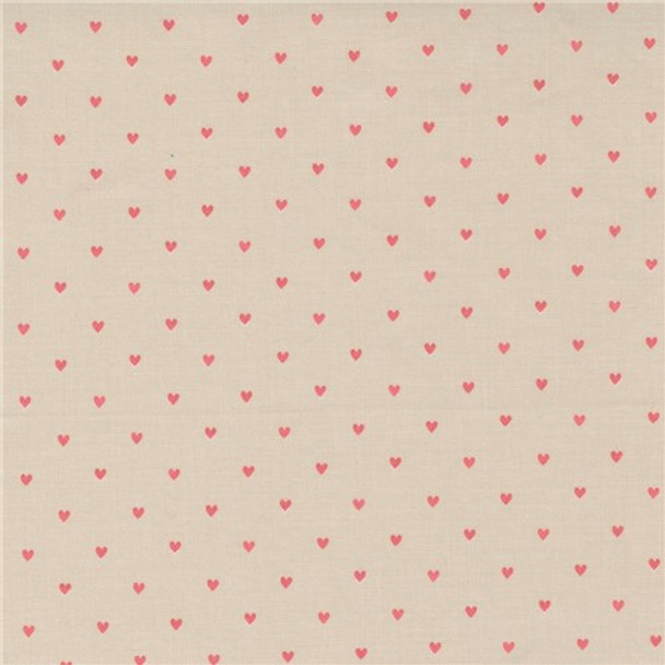 Love Notes | Lella Boutique | Moda Fabrics | 5155-17 | Lovely Heart Dot Blender Dove