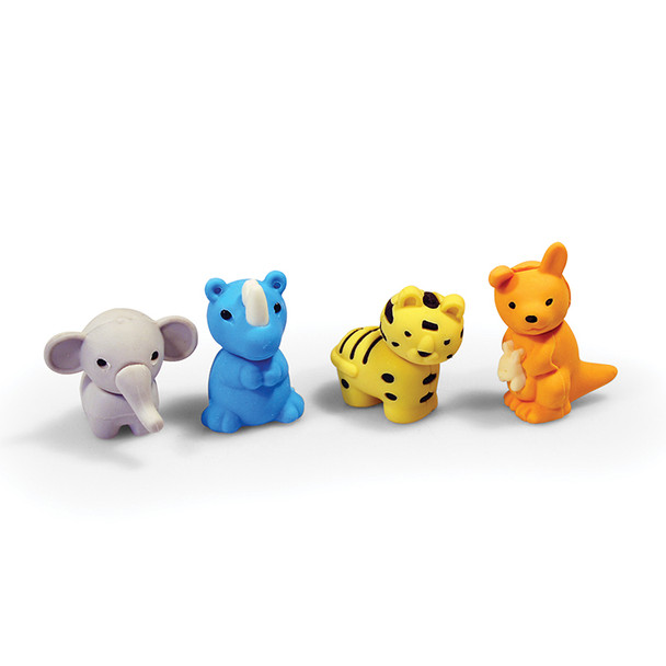 Animal Friends Erasers | Assorted Packs | House of Marbles | Jungle pack