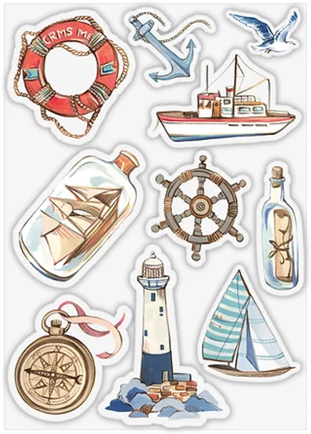 Ocean Tale | Clare Therese Gray | Craft Consortium | Stamp Set | Adventure