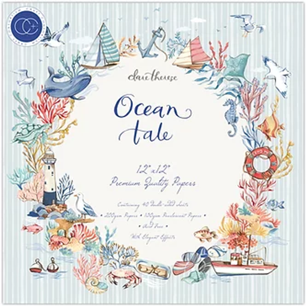 Ocean Tale | Clare Therese Gray | Craft Consortium | Premium Paper Pad | 12" x 12"