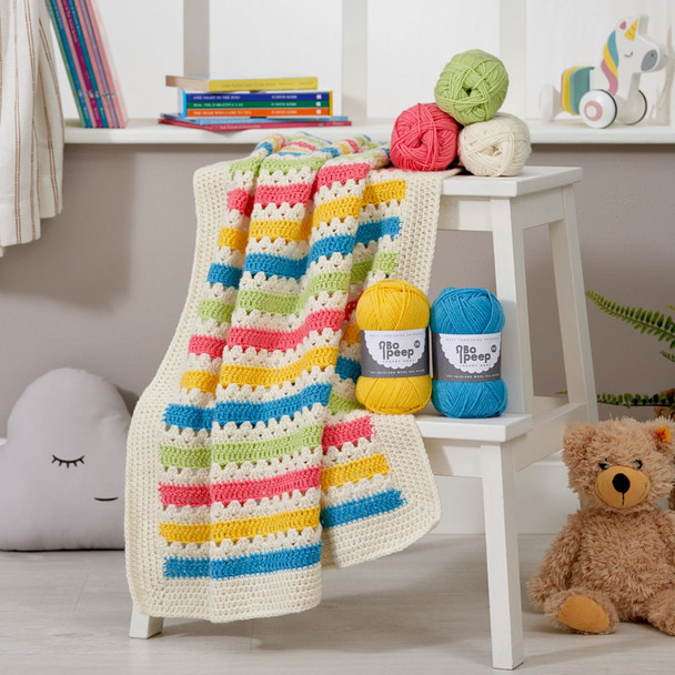 WYS Bo Peep Luxury Baby DK | Carnival Crochet Baby Blanket Pattern