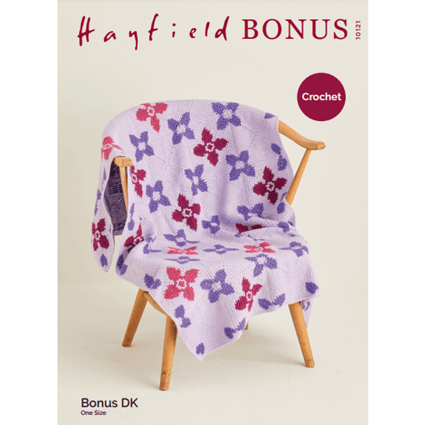 Tapestry Blanket Crochet Pattern | Sirdar Hayfield Bonus DK 10121 | Digital Download - Main Image