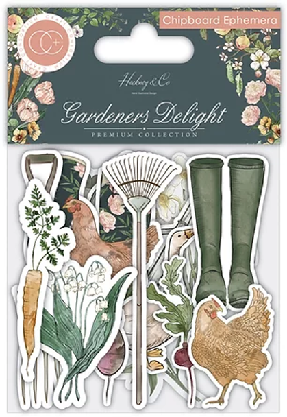 Chipboard Ephemera | Gardeners Delight | Craft Consortium