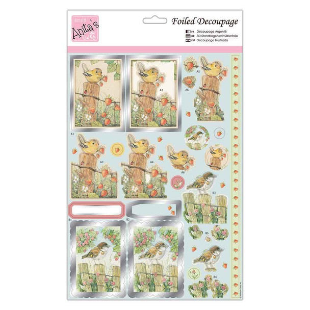 Spring Birds | Anita's Foiled Decoupage | Docrafts