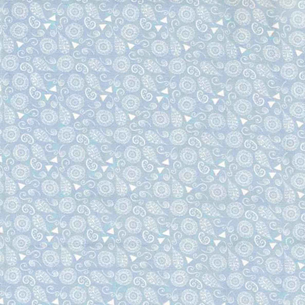 Fabric Freedom | Quilting Patch Olive | Dream a Little Dream | Pale Blue Paisley Blender 
