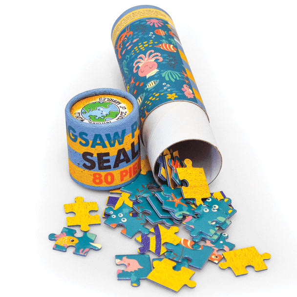 Sea Life | 80 Piece Jigsaw Puzzle | House of Marbles - Main Image