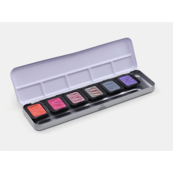 Finetec Pearlescent Watercolours Set of 6 Premium Colours | Flip Flop