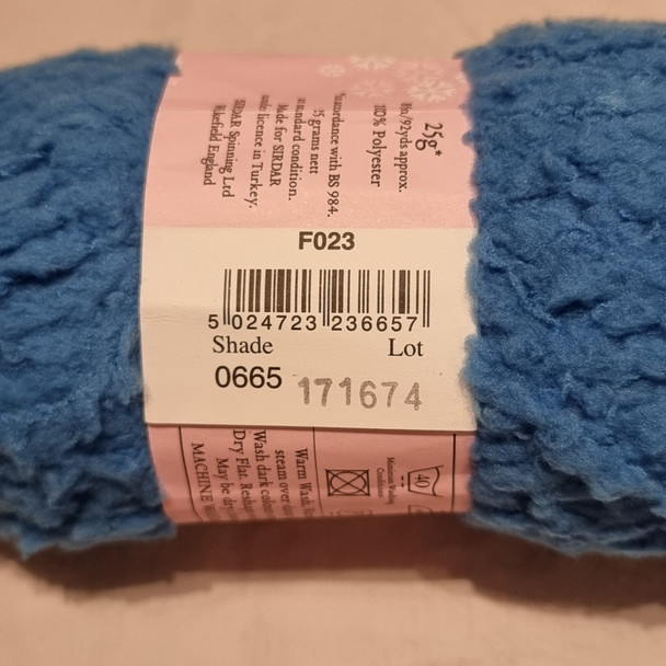 Sirdar Snuggly Snowflake DK Knitting Yarn Shades 665 Dyelot 171674 | Joblot of 2 x 25g Balls - Label