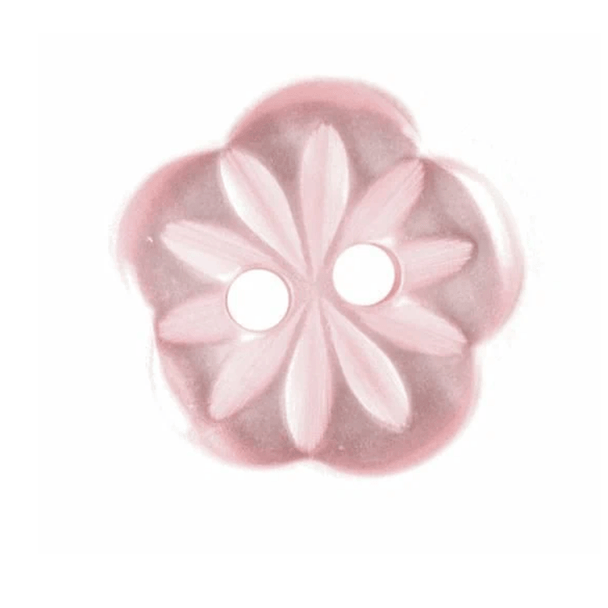 Pink Flower Buttons | 13 mm | ABC Buttons