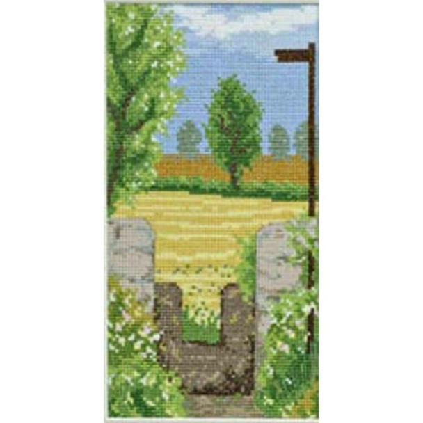 Twilleys of Stamford Cross Stitch Kit Seasonal Walk - Spring Design (2890/0016), Size 12.5 x 25.5cm (5"x10") - Main image