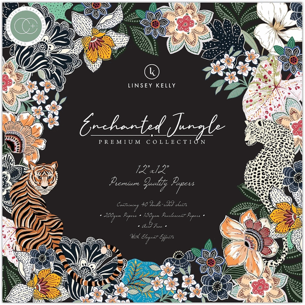 Enchanted Jungle |12" x 12" Premium Paper Pad | Craft Consortium - Main Image