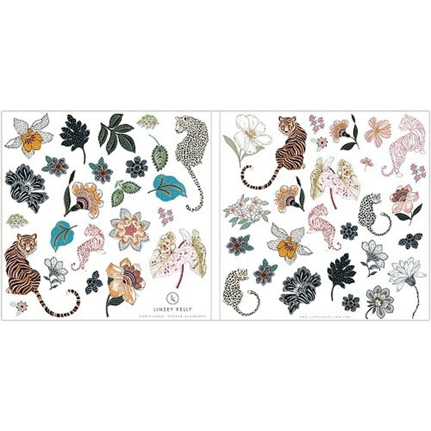Enchanted Jungle | 6" x 6" Premium Paper Pad | Craft Consortium