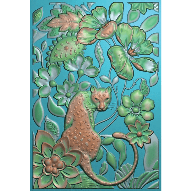 Enchanted Jungle 3D Embossing Folder| Craft Consortium