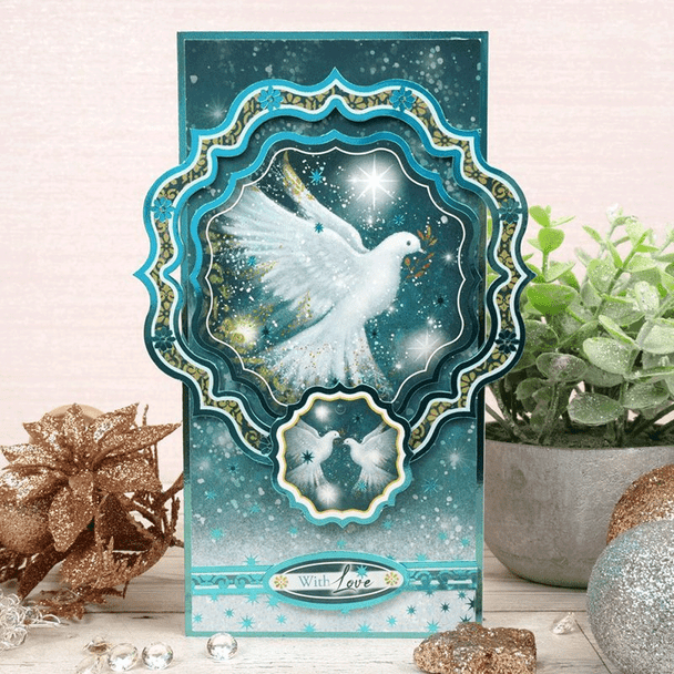 Hunkydory | Peace on Earth Luxury Topper Set | Card Making