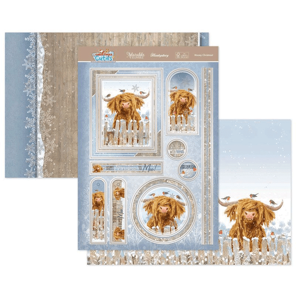 Hunkydory | Mooey Christmas Luxury Topper Set | Card Making