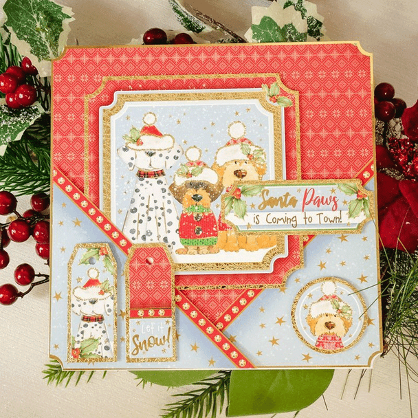 Hunkydory | A Pawfect Christmas Luxury Topper Set | Card Making 