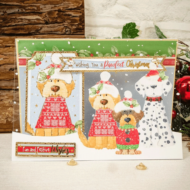Hunkydory | A Pawfect Christmas Luxury Topper Set | Card Making 