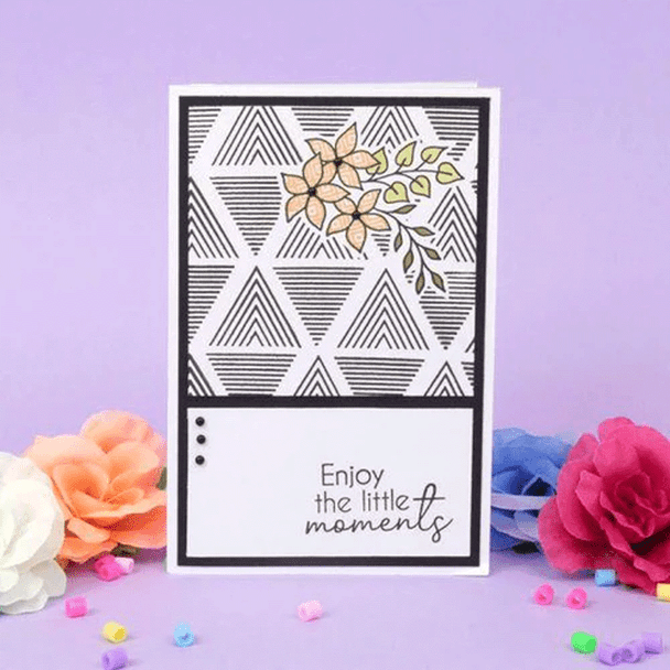 Hunkydory | For the Love of Stamps - Happy Birthday A7 Stamp | Clear Stamp Set