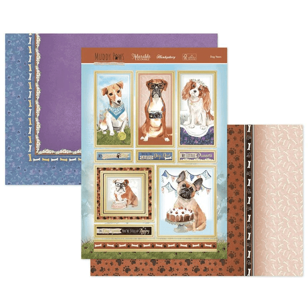 Hunkydory | Dog Years Luxury Topper Set | Card Making 