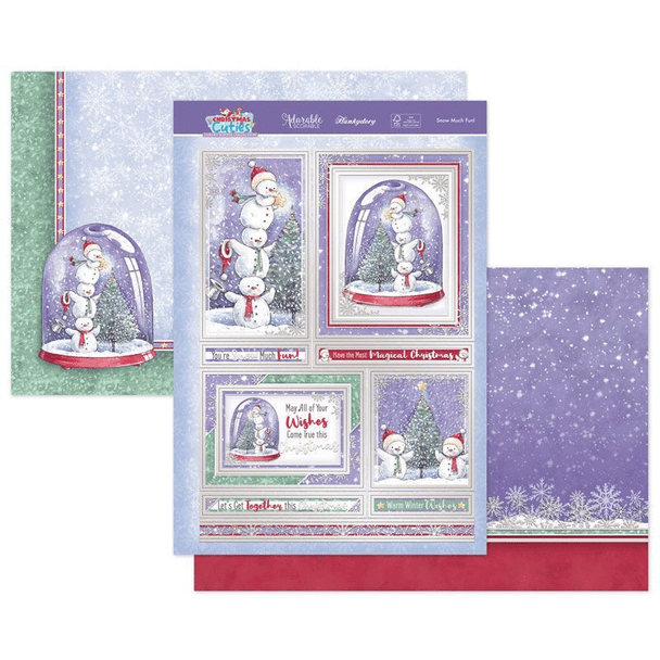 Hunkydory | Christmas Cuties | Snow Much Fun! Luxury Topper Set | Card Making