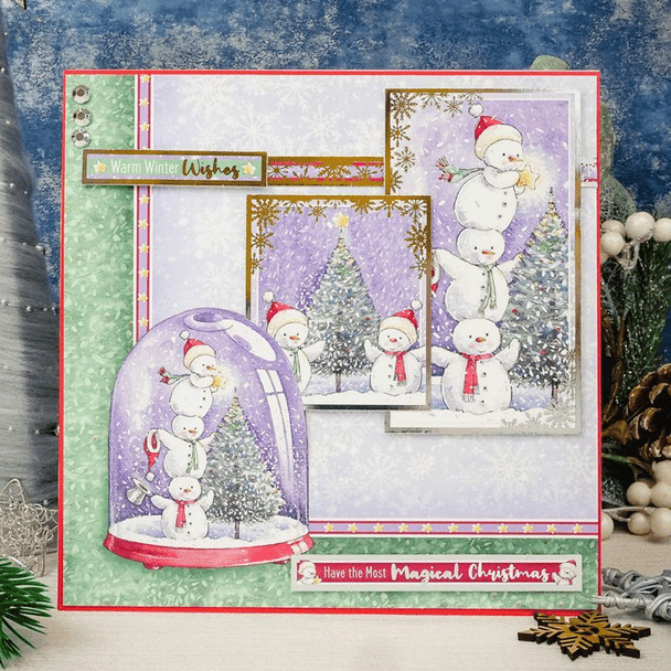 Hunkydory | Christmas Cuties | Snow Much Fun! Luxury Topper Set | Card Making