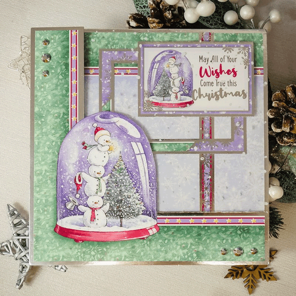 Hunkydory | Christmas Cuties | Snow Much Fun! Luxury Topper Set | Card Making