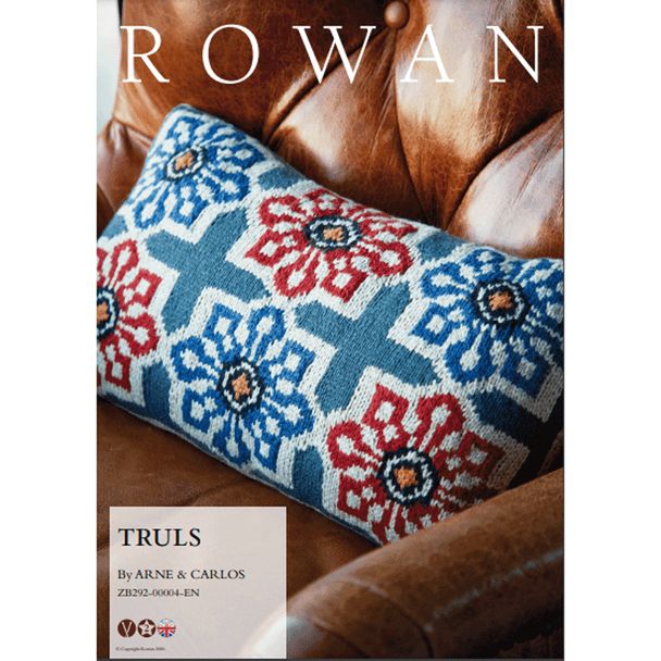 Rowan Truls Cushion Cover Knitting Pattern using Softyak DK | Digital Download (ZB292-00004) (rowa-patt-ZB292-00004dd) - Main Image