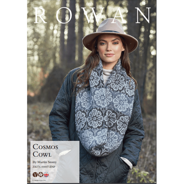 Rowan Women's Cosmos Cowl Knitting Pattern using Alpaca Soft DK | Digital Download (ZB276-00007) (rowa-patt-ZB276-00007dd) - Main Image