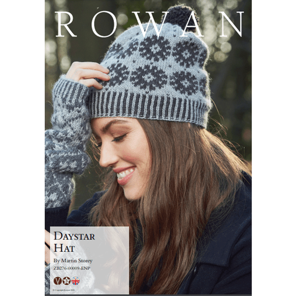 Rowan Women's Daystar Hat Knitting Pattern using Alpaca Soft DK | Digital Download (ZB276-00009) (rowa-patt-ZB276-00009dd) - Main Image