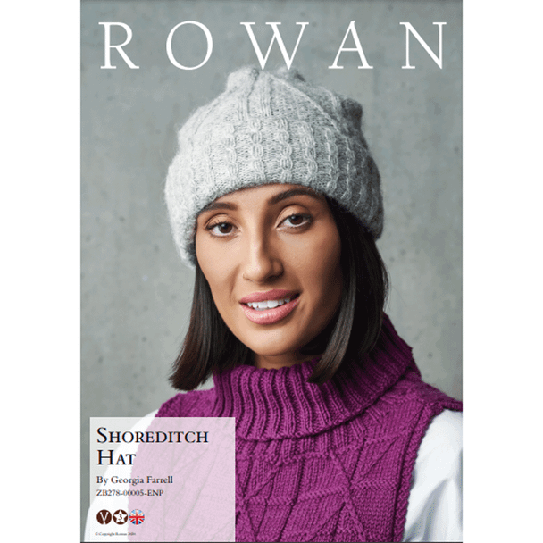 Rowan Women's Shoreditch Hat Knitting Pattern using Alpaca Classic | Digital Download (ZB278-00005) (rowa-patt-ZB278-00005dd) - Main Image