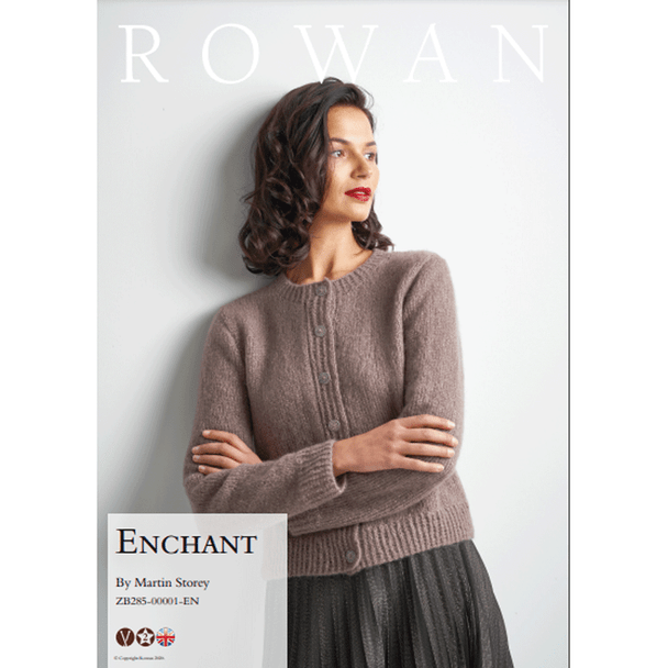 Rowan Women's Enchant Cardigan Knitting Pattern using Patina | Digital Download (ZB285-00001) (rowa-patt-ZB285-00001dd) - Main Image