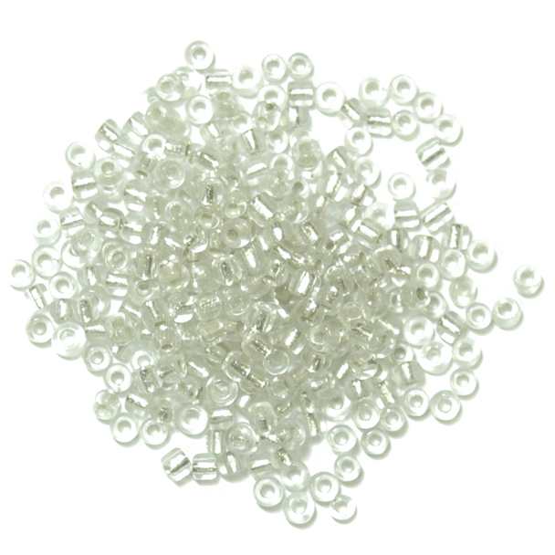 2mm Glass Seed Beads | 8g | Various Colours | 160/01 Silver