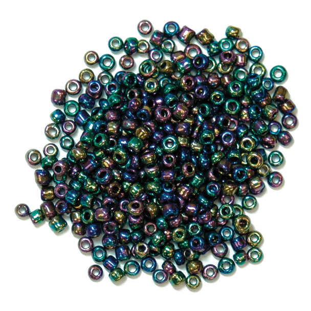 2mm Glass Seed Beads | 8g | Various Colours | 160/36 Rainbow