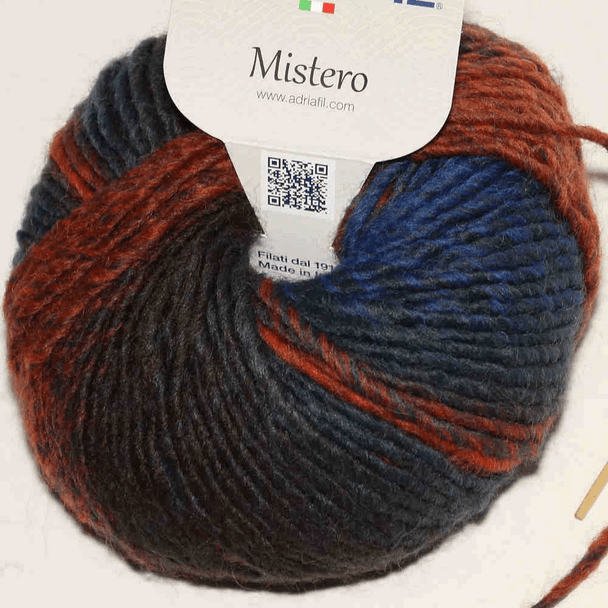 Adriafil Mistero Chunky Knitting Yarn, 50g Balls | 71 Sunset