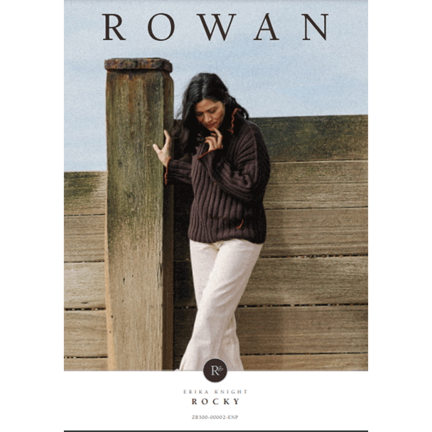 Rowan Women's Rocky Sweater Knitting Pattern using Pebble Island | Digital Download (ZB300-00002) (rowa-patt-ZB300-00002dd) - Main Image